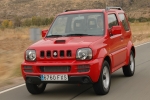 Suzuki Jimny 1.5L DDiS 86 CV (2008) JLX Techo met&aacute;lico (2008) Todo terreno Rojo Brillante Exterior Frontal-Lateral 3 puertas
