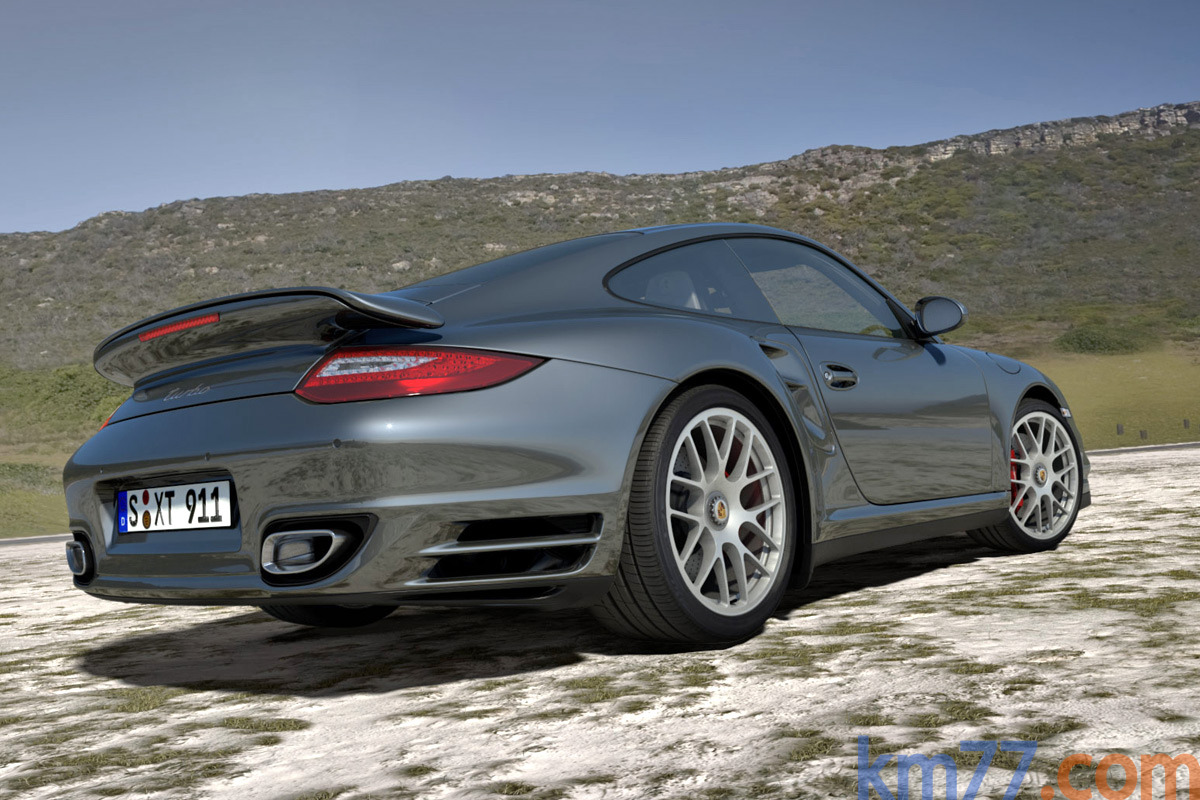 Porsche 911 Turbo Coup&eacute; Turbo Coup&eacute; Gris Meteoro Metalizado Exterior Posterior-Lateral 2 puertas