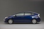 Toyota Prius 1.8 HSD 136 CV (2009) Gama Prius EE.UU. (2009) Turismo Azul Oscuro Mica Exterior Lateral 5 puertas