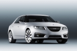 Saab 9-5 2.0T 220 CV XWD Aut Aero Turismo Plata Diamante Exterior Frontal-Lateral 4 puertas