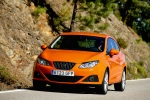 SEAT Ibiza SportCoup&eacute; 1.9 TDI 105 CV Sport Turismo Naranja Lumina Exterior Frontal-Lateral 3 puertas