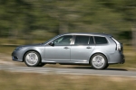 Saab 9-3 Sport Hatch 2.0T XWD 211 CV Aero Turismo familiar Gris Titanio Metalizado Exterior Lateral 5 puertas
