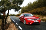 Saab 9-3 Sport Sed&aacute;n 1.9 TTiD 180 CV Aero Turismo Rojo Deportivo Exterior Lateral-Frontal 4 puertas