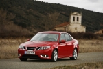 Saab 9-3 Sport Sed&aacute;n 1.9 TTiD 180 CV Aero Turismo Rojo Deportivo Exterior Frontal-Lateral 4 puertas