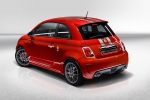 Abarth 500 695 Tributo Ferrari 695 Tributo Ferrari Turismo Rojo Corsa Exterior Cenital-Lateral-Posterior 3 puertas