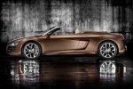 Audi R8 Spyder 5.2 FSI V10 quattro Spyder Descapotable Marr&oacute;n Teca metalizado Exterior Lateral 2 puertas
