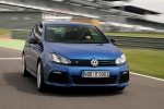 Volkswagen Golf R R Turismo Azul Intenso Metalizado Exterior Frontal-Lateral 3 puertas