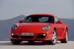 Porsche Cayman 2.9 265 CV Gama Cayman Coup&eacute; Rojo Guardia Exterior Frontal-Lateral 3 puertas