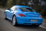 Porsche Cayman S 320 CV S Coup&eacute; Azul Aqua Metalizado Exterior Lateral-Posterior 3 puertas