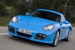 Porsche Cayman S 320 CV S Coup&eacute; Azul Aqua Metalizado Exterior Frontal-Lateral 3 puertas