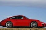 Porsche 911 385 CV PDK Carrera 4S Coup&eacute; Rojo Guardia Exterior Lateral 2 puertas