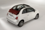 Fiat 500 Gama 500C Gama 500C Descapotable Blanco Bossa Nova Exterior Cenital-Posterior-Lateral 2 puertas