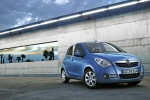 Opel Agila Enjoy 1.2 Gama Agila Monovolumen Azul Aire Exterior Lateral-Frontal 5 puertas