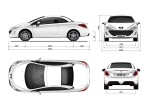 Peugeot 308 Gama 308 CC Sport pack Descapotable T&eacute;cnica Dimensiones