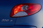 Peugeot 206+ Gama 206+ Gama 206+ Turismo Azul Ipanema Exterior Pilotos 5 puertas