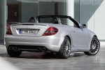 Mercedes-Benz Clase SLK 55 AMG AMG Descapotable Plata Iridio Exterior Posterior-Lateral 2 puertas