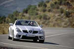 Mercedes-Benz Clase SLK 55 AMG AMG Descapotable Plata Iridio Exterior Frontal 2 puertas