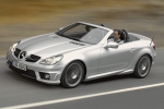 Mercedes-Benz Clase SLK 55 AMG AMG Descapotable Plata Iridio Exterior Frontal-Lateral 2 puertas