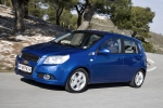 Chevrolet Aveo 5p 1.4 16V LT LT Turismo Sports Blue Exterior Frontal-Lateral 5 puertas