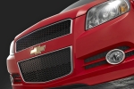 Chevrolet Aveo 5p 1.4 16V LT LT Turismo Flame red Exterior Frontal 5 puertas