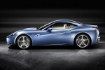 Ferrari California V8 460 CV (2009) Gama California Descapotable Azul Mirabeau Exterior Lateral 2 puertas
