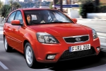 KIA Rio Gama Rio Gama Rio Turismo Tropical Red Exterior Frontal-Lateral 5 puertas