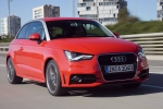 Audi A1 1.4 TFSI 122 CV S line Turismo Rojo Misano Efecto Perla Exterior Frontal-Lateral 3 puertas