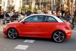 Audi A1 1.4 TFSI 122 CV S line Turismo Rojo Misano Efecto Perla Exterior Lateral 3 puertas