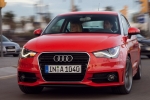 Audi A1 1.4 TFSI 122 CV S line Turismo Rojo Misano Efecto Perla Exterior Frontal 3 puertas