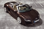 Audi R8 Spyder 5.2 FSI V10 quattro Spyder Descapotable Marr&oacute;n Teca metalizado Exterior Cenital-Lateral-Frontal 2 puertas