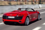 Audi R8 Spyder 5.2 FSI V10 quattro Spyder Descapotable Rojo Brillante Exterior Posterior-Lateral 2 puertas