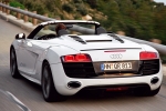 Audi R8 Spyder 5.2 FSI V10 quattro Spyder Descapotable Blanco Ibis Exterior Lateral-Posterior 2 puertas