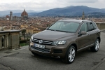 Volkswagen Touareg  3.0 V6 TDI 240 CV BlueMotion Technology Gama Touareg Todo terreno Marr&oacute;n Dakar Metalizado Exterior Frontal-Lateral 5 puertas