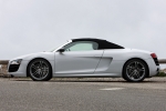 Audi R8 Spyder 5.2 FSI V10 quattro Spyder Descapotable Blanco Ibis Exterior Lateral 2 puertas
