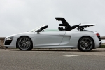 Audi R8 Spyder 5.2 FSI V10 quattro Spyder Descapotable Blanco Ibis Exterior Lateral 2 puertas