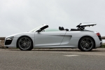Audi R8 Spyder 5.2 FSI V10 quattro Spyder Descapotable Blanco Ibis Exterior Lateral 2 puertas