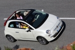 Fiat 500 Gama 500C Gama 500C Descapotable Blanco Bossa Nova Exterior Cenital-Lateral-Frontal 2 puertas