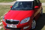 Skoda Fabia Gama Fabia Gama Fabia Turismo Rojo Corrida Exterior Cenital-Frontal-Lateral 5 puertas