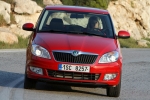 Skoda Fabia Gama Fabia Gama Fabia Turismo Rojo Corrida Exterior Frontal 5 puertas