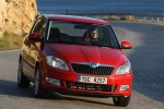 Skoda Fabia Gama Fabia Gama Fabia Turismo Rojo Corrida Exterior Frontal 5 puertas