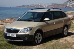 Skoda Fabia Gama Fabia Combi Scout Gama Fabia Combi Scout Turismo familiar Beige Capuccino Metalizado Exterior Frontal-Lateral 5 puertas