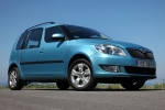 Skoda Roomster Gama Roomster Gama Roomster Monovolumen Azul Agua Metalizado Exterior Lateral-Frontal 5 puertas