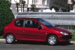 Peugeot 206 1.4 HDi 68 CV Gama 206 Turismo Exterior Lateral 3 puertas