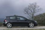 Volkswagen Golf R R Turismo Negro Profundo efecto perla Exterior Lateral 3 puertas