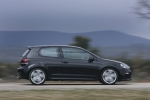Volkswagen Golf R R Turismo Negro Profundo efecto perla Exterior Lateral 3 puertas