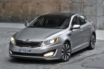 KIA Optima Gama Optima Gama Optima Turismo Bright Silver Metallic Exterior Frontal-Lateral 4 puertas