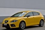 SEAT León 2.0 TFSI 240 CV CUPRA CUPRA Turismo Amarillo Crono Exterior Frontal-Lateral 5 puertas