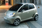 TATA Nano Gama Nano Gama Nano Turismo Champagne Gold Exterior Frontal-Lateral 3 puertas