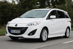 Mazda Mazda5 2.0 DISI 150 CV Luxury  Monovolumen Crystal White Pearl Mica Exterior Frontal-Lateral 5 puertas