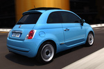 Fiat 500 0.9 TwinAir 85&nbsp;CV Sport (2013) Turismo Azul claro Cha Cha Cha Exterior Posterior-Lateral 3 puertas